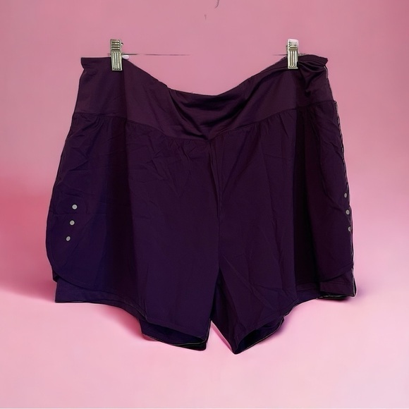 NWOT never worn XXL purple running shorts - Picture 1 of 7